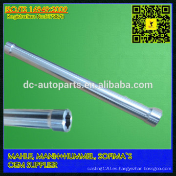 Perfil de aluminio mecanizado sin soldadura extruido Tubo de torque Tubo de ranura hueco